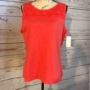 3/$38💄Charter Club Sleeveless Dress Top Coral LG